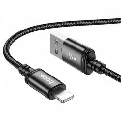hoco. USB-A - Lightning kábel Hoco X89, 18W, 2.4A, 1m, fekete