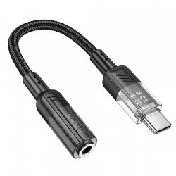 hoco. USB-C - 3, 5 mm-es audio adapter Hoco LS37, fekete