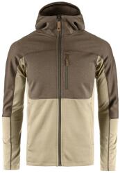 Fjällräven Abisko Trail Fleece M Fossil/Suede Brown Férfi-melegítőfelső XL