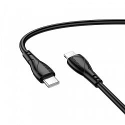 BOROFONE BX121 Energy USB-C - Lightning kábel, 27W, 1m, fekete