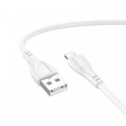 BOROFONE USB-A - Lightning kábel Borofone BX121 Energy, 18W, 2.4A, 1m, fehér