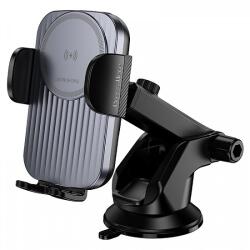 BOROFONE BH222 vezeték nélküli autós töltő, 15W, 1.67A, fekete