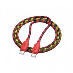 hoco. USB-C - USB-C kábel Hoco X116, 60W, 3A, 1m, piros