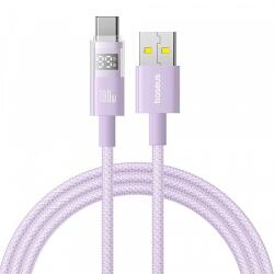 Baseus USB-A - USB-C kábel Baseus Display 2, 100W, 5A, 1m, lila P10382701511-00