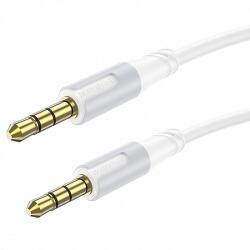 BOROFONE 3, 5 mm-ről 3, 5 mm-es audiokábel Borofone BL19 Creator, 1 m, fehér