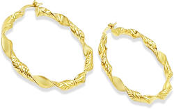 ÉkszerM Arany Karika Fülbevaló AU 97068