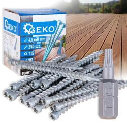  Teraszcsavar 4, 5×60 mm TORX T15 + bit (250 db) - G30181 (G30181)