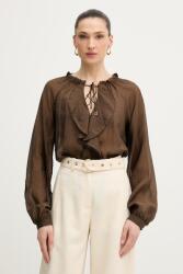GUESS bluză cu volane pentru femei MAELYS PPY2-BDD0BN_88X (W6GH28.W1844)