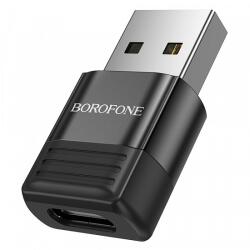 Borofone BV18 USB-C - USB-A átalakító, fekete