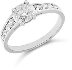 ÉkszerM Fehérarany Gyűrű (méret: 58) AU 97061