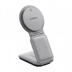 Baseus PrimeTrip C02 vezeték nélküli autós töltő, 15W, 1.67A, szürke C40169003831-00