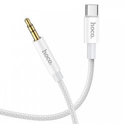 hoco. USB-C - 3, 5 mm-es audiokábel Hoco UPA19, 1 m, ezüst