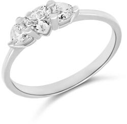 ÉkszerM Fehérarany Gyűrű (méret: 52) AU 97058