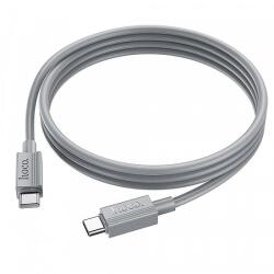 hoco. USB-C - USB-C kábel Hoco X107, 60W, 3A, 1m, szürke
