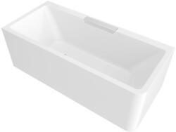 SAPHO POLYSAN CASCATA L MONOLITH kád, 180x80x60cm, inox kaszkád kifolyóval (73836ML. 100) (73836ML.100)