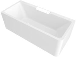 SAPHO POLYSAN CASCATA L MONOLITH kád, 180x80x60cm, fehér kaszkád kifolyóval (73836ML. 101) (73836ML.101)