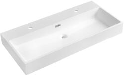 SAPHO AQUATIC öntöttmárvány mosdó, 2 furat, 100x46cm (AT100-2) (AT100-2)