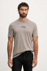 Giorgio Armani pamut póló - bézs L - answear - 16 990 Ft