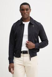 Blauer velúr dzseki ALLEN - sötétkék M