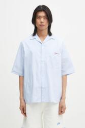 Fiorucci pamut ing Striped Logo Bowling - kék 50