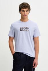 Calvin Klein pamut póló - kék XL - answear - 15 990 Ft