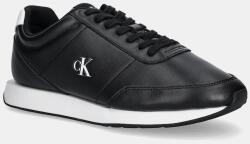 Calvin Klein sportcipő RETRO RUNNER ESS LTH - fekete Férfi 45