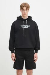 No Problemo pamut melegítőfelső Try Again Hoodie - fekete S