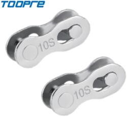 Toopre Split Link lánc patentszem, 10s, 2 pár, ezüst