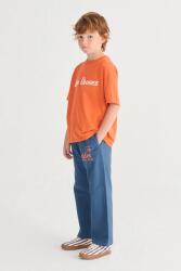 Bobo Choses gyerek pamut melegítőnadrág Pickles The Dog - sötétkék 149/155