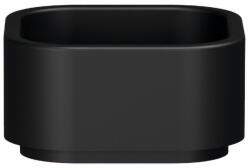 SAPHO KERASAN HAKO pultra helyezhető kerámiamosdó, 30x30cm, matt fekete (554331) (554331) - szaniteresklimacenter