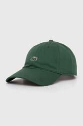 Lacoste baseball sapka pamut - zöld Univerzális méret - answear - 26 990 Ft