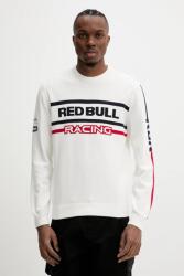 Red Bull Racing x Pepe Jeans pamut pulóver KNITTED MOTO CREW - bézs M
