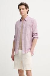 Samsøe Samsøe lenvászon ing LIAM - rózsaszín L