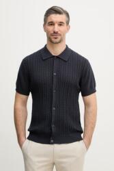 Lindbergh pamut kardigán - sötétkék M