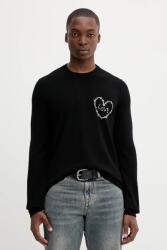 Zadig&Voltaire gyapjú pulóver - fekete L - answear - 139 990 Ft