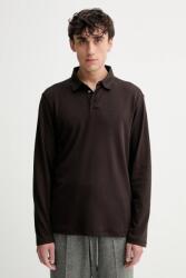 Calvin Klein pamut hosszúujjú - barna S