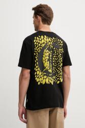 Just Cavalli pamut póló - fekete S - answear - 55 990 Ft