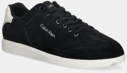 Calvin Klein velúr sportcipő LOW CUPSOLE LACEUP SU - fekete Férfi 41