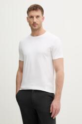 Trussardi t-shirt férfi pamut elasztánnal - fehér L