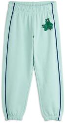 Mini Rodini gyerek pamut melegítőnadrág Camp Rodini - türkiz 104-110