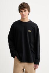 American Vintage hosszúujjú férfi pamut - fekete S - answear - 20 690 Ft