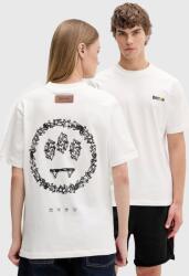 Barrow pamut póló - bézs M - answear - 38 990 Ft