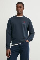 Solid pamut melegítőfelső ORMAN - sötétkék L