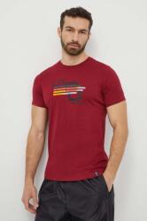 La Sportiva t-shirt Stripe Cube - burgundia S