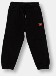 Diesel gyerek pamut melegítőnadrág PXGIN TROUSERS - fekete 106
