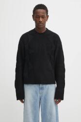 Heliot Emil gyapjú pulóver - fekete XL - answear - 88 990 Ft