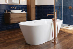 M-Acryl Kád, M-Acryl Victory szabadonálló kád, fehér előlappal 160x76 cm - zuhanykabin