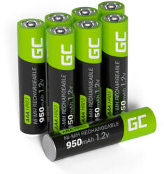 Green Cell Green Cell 8x AAA HR03 950mAh akkumulátor (GC-36744)
