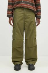 Maharishi pamut nadrág Original Cargo Snopants Loose - zöld M