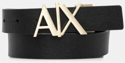 Armani Exchange kifordítható bőröv - fekete 80 - answear - 27 990 Ft